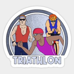 Triathlon Sticker